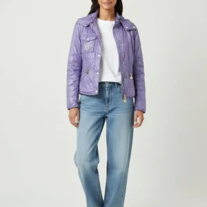 Veste Imperméable Violette - Taille XS/34